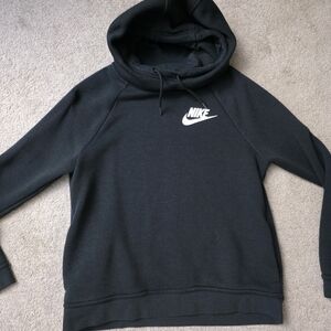 Nike Womens Black Cowel Neck Hoodie - SM - GUC